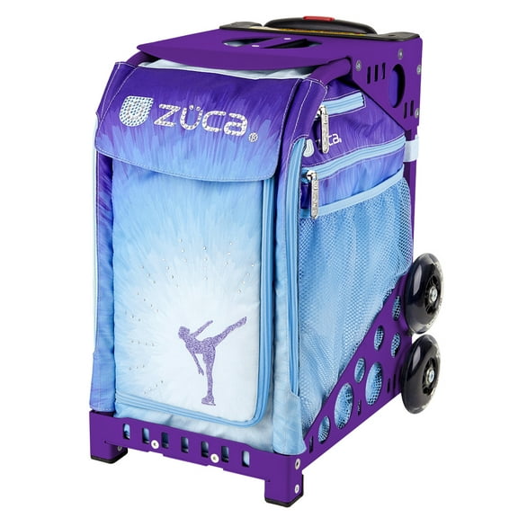 Zuca 18" Sport Bag - Ice Dreamz with Flashing Wheels (Purple Frame)