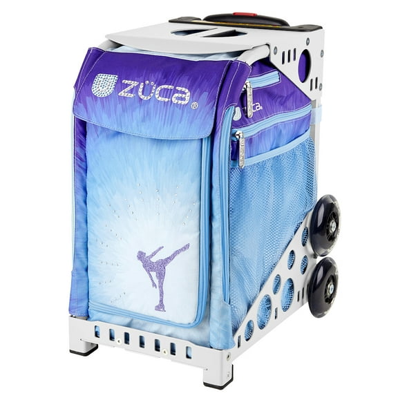 Zuca 18" Sport Bag - Ice Dreamz with Flashing Wheels (White Frame)