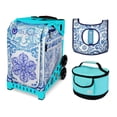 thumbnail image 1 of Zuca 18" Sport Bag - Ice Garden with Seat Cover and Lunchbox (Turquoise Frame), 1 of 6