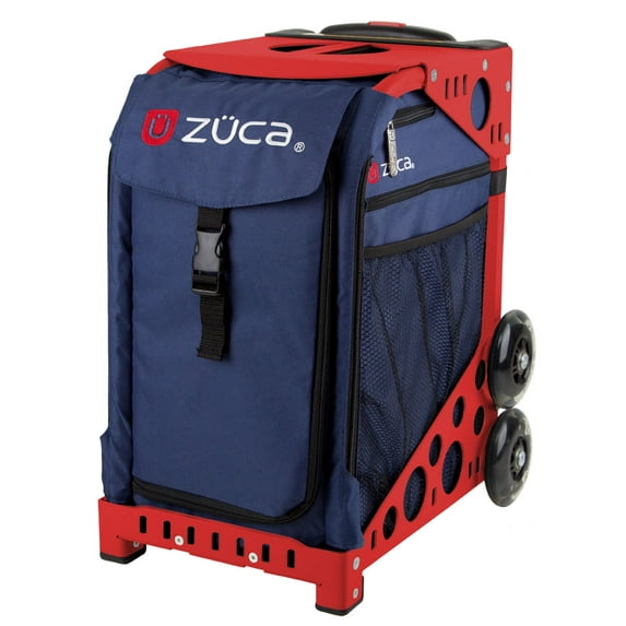 Zuca 18" Sport Bag - Midnight with 2 Small Utility Pouch (Red Frame)