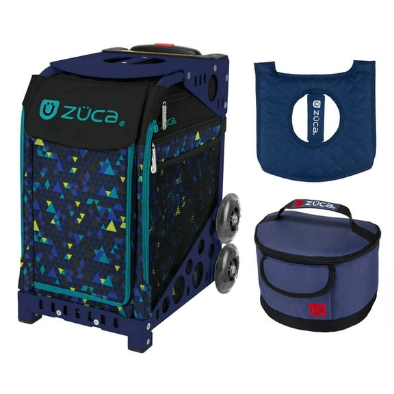 Zuca 18" Sport Bag - Nexus with Midnight Lunchbox and Seat Cover (Navy Frame)
