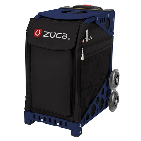 Zuca 18" Sport Bag - Obsidian with 2 Small Utility Pouch (Navy Frame)