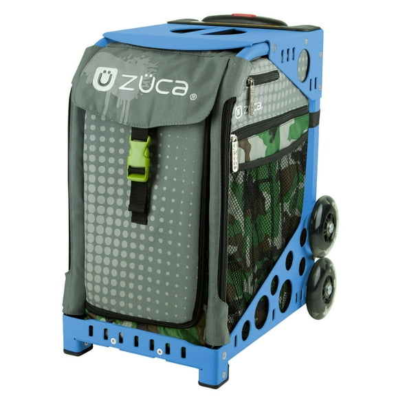 Zuca 18" Sport Bag - Paintball with Flashing Wheels (Blue Frame)