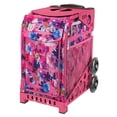 thumbnail image 1 of Zuca 18" Sport Bag - Romantic Botanic with Flashing Wheels (Pink Frame), 1 of 6