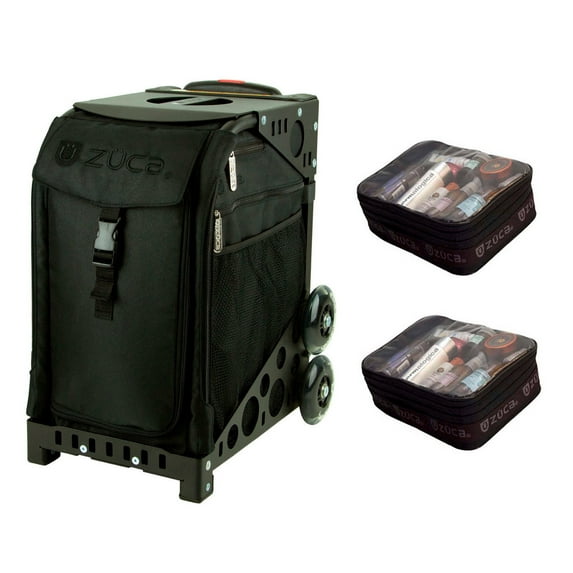 Zuca 18" Sport Bag - Stealth with 2 Small Utility Pouch (Black Frame)