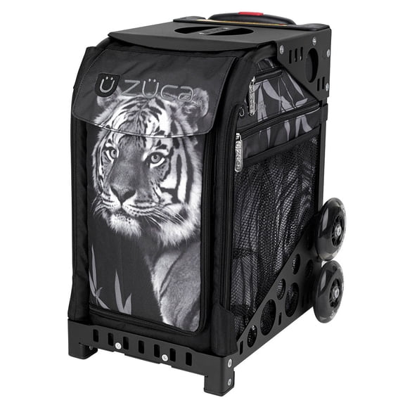 Zuca 18" Sport Bag - Tiger with 2 Small Utility Pouch (Black Frame)