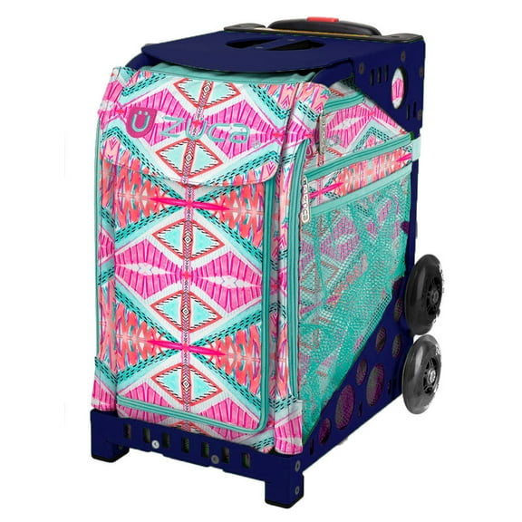 Zuca 18" Sport Bag - Tribal with Flashing Frame (Navy Frame)