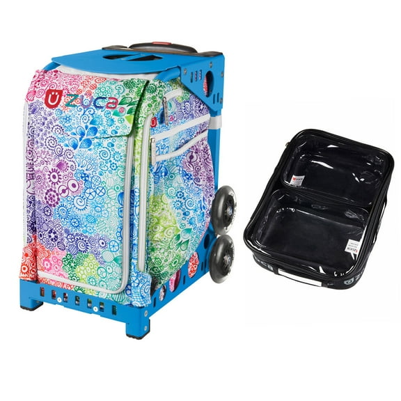 Zuca Explosion bag + FREE Zuca Utility Pouch Combo Set - One Large and Two Mini Utility Pouches (Blue Frame)