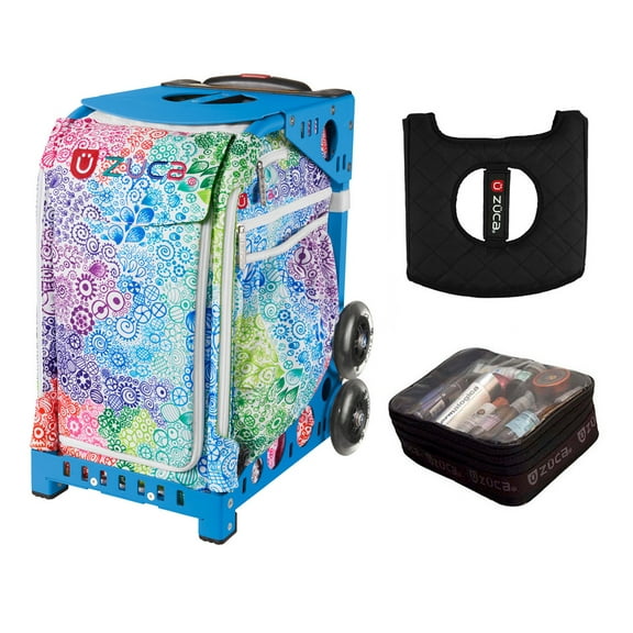 Zuca Exposition with FREE Seat Cover and Zuca Utility Pouch(Small) (Blue Frame)