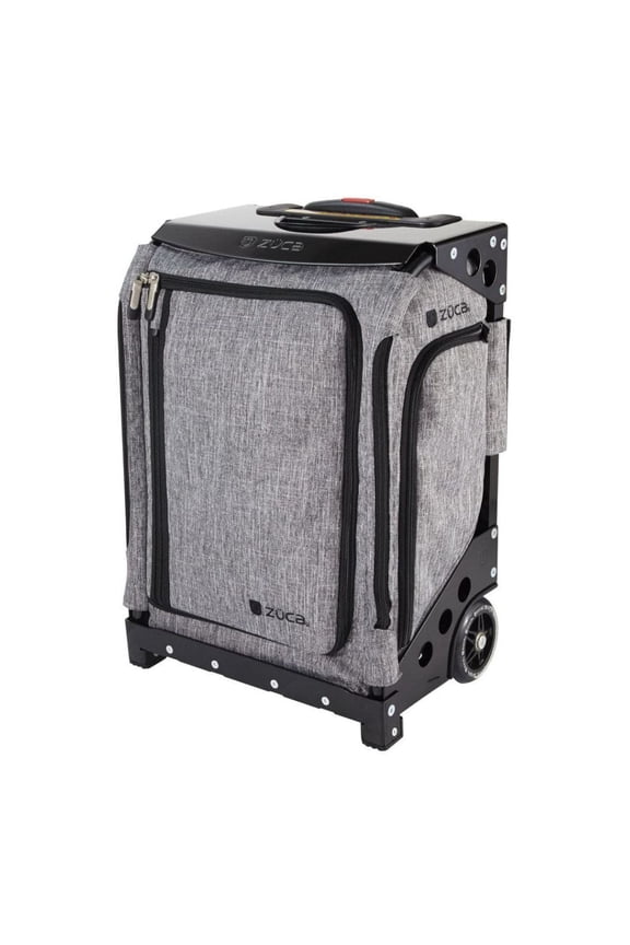 Navigator TSA-Compliant Carry-On Luggage with 41-Inch Telescoping Handle and 4-Inch Polyurethane Wheels (Charcoal-Gray with Black Frame)