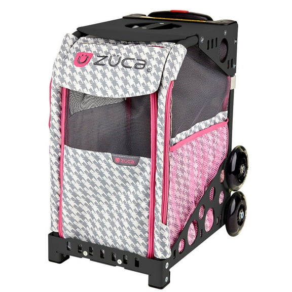 Zuca Pet Carrier - Houndstooth Pink