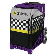 Zuca Sk8ter Block Sport Bag and Purple Frame with Flashing Wheels