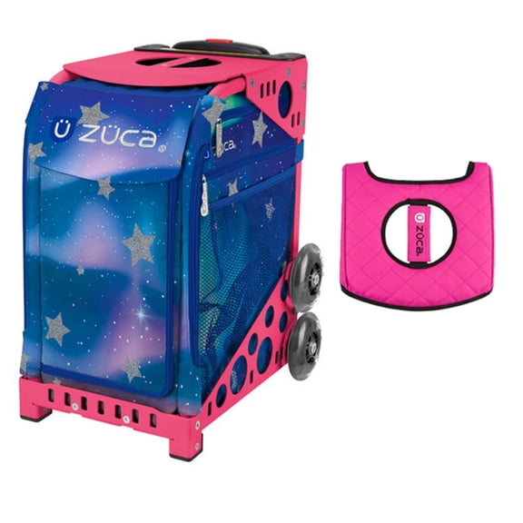 Zuca Sport Bag - Aurora with Gift Black/Pink Seat Cover (Pink Frame)