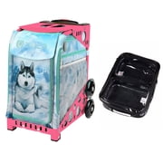 Zuca Sport Bag - Husky Pink Frame with FREE One Large and Two Mini Utility Pouch