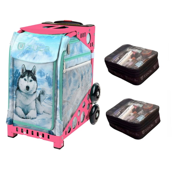 Zuca Sport Bag - Husky (Pink Frame) with Gift 2 Small Utility Pouch