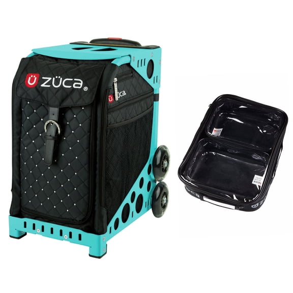 Zuca Sport Bag - Mystic with Gift One Large and Two Mini Utility Pouches (Turquoise Frame)