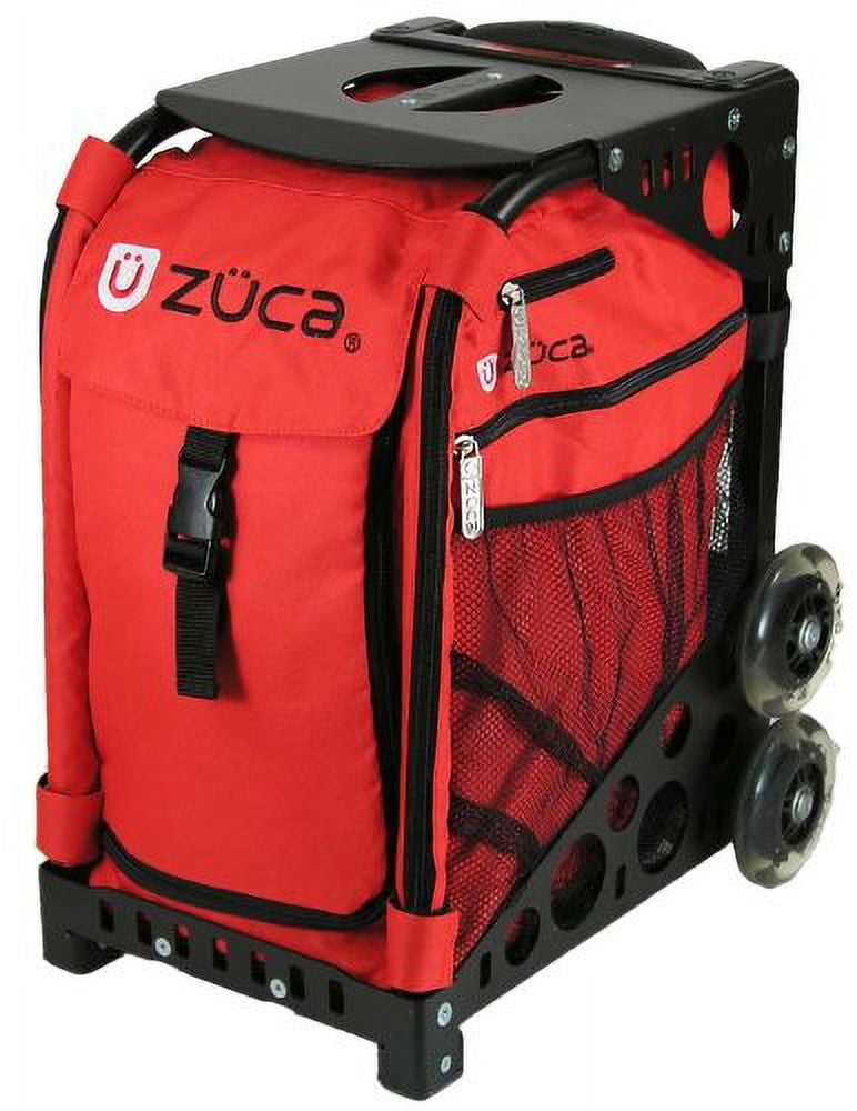 Zuca Sport Insert Bag, Chili (Red) with Sport Frame Black (Non