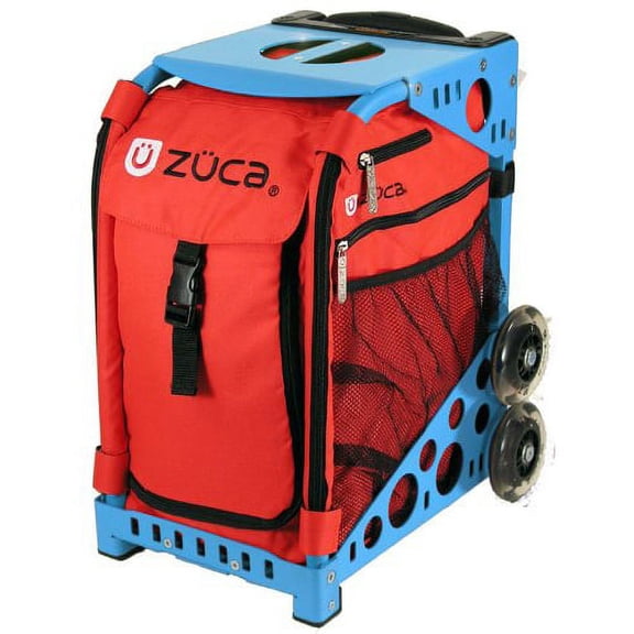 Zuca Sport Insert Bag, Chili (Red) with Sport Frame Blue