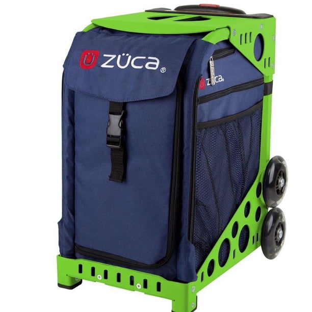 zuca sports midnight キャリーバッグ　美品 Zuca Sport Insert Bag, Midnight (Navy) with Sport Frame Green