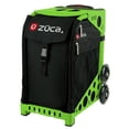 thumbnail image 1 of Zuca Sport Insert Bag, Obsidian(Black w/Red & White Log Embroid) w/Sport Frame Green, 1 of 3