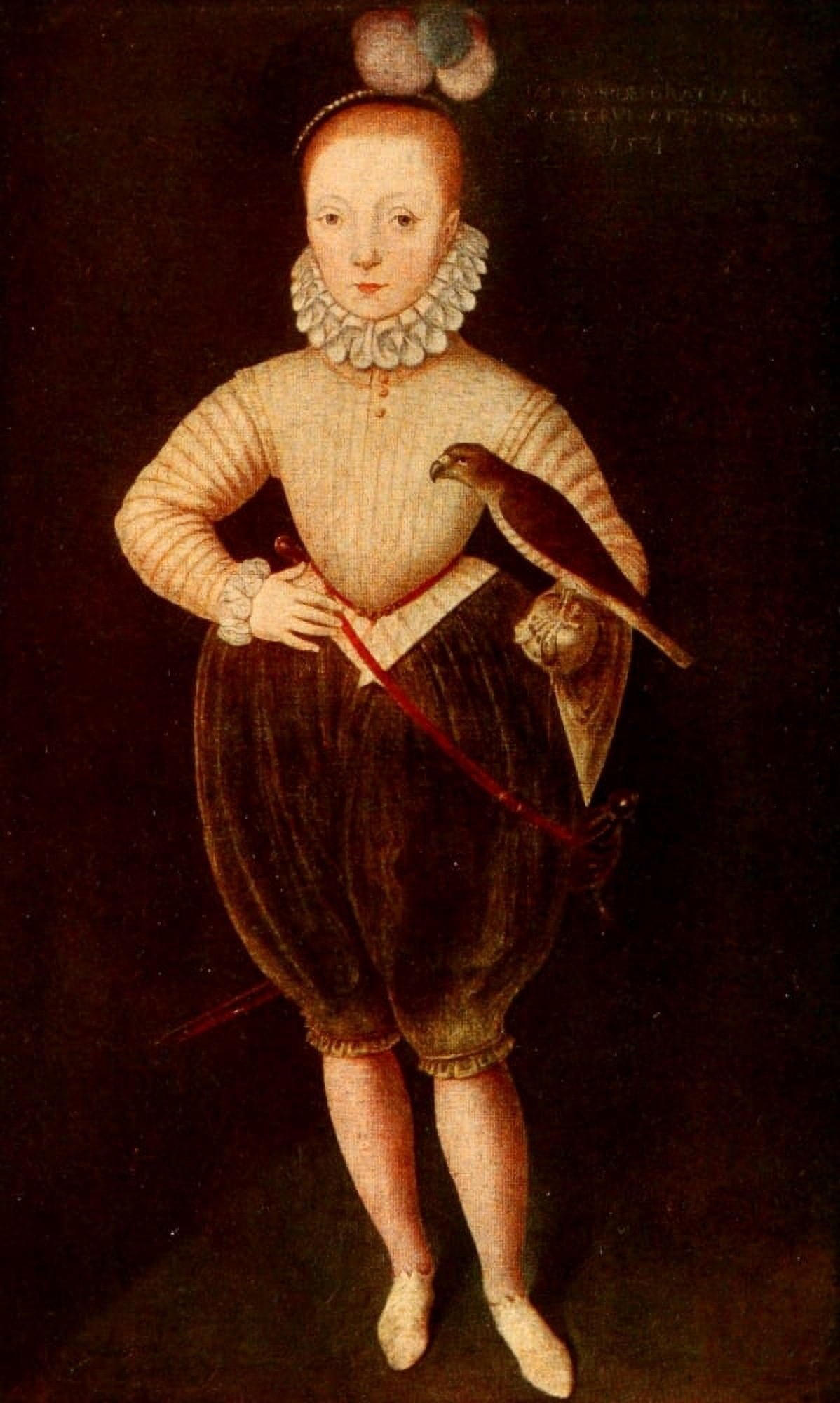 Zucchero Edinburgh 1910 James VI Scotland & I England as a child Canvas Art - Zucchero (24 x 36)