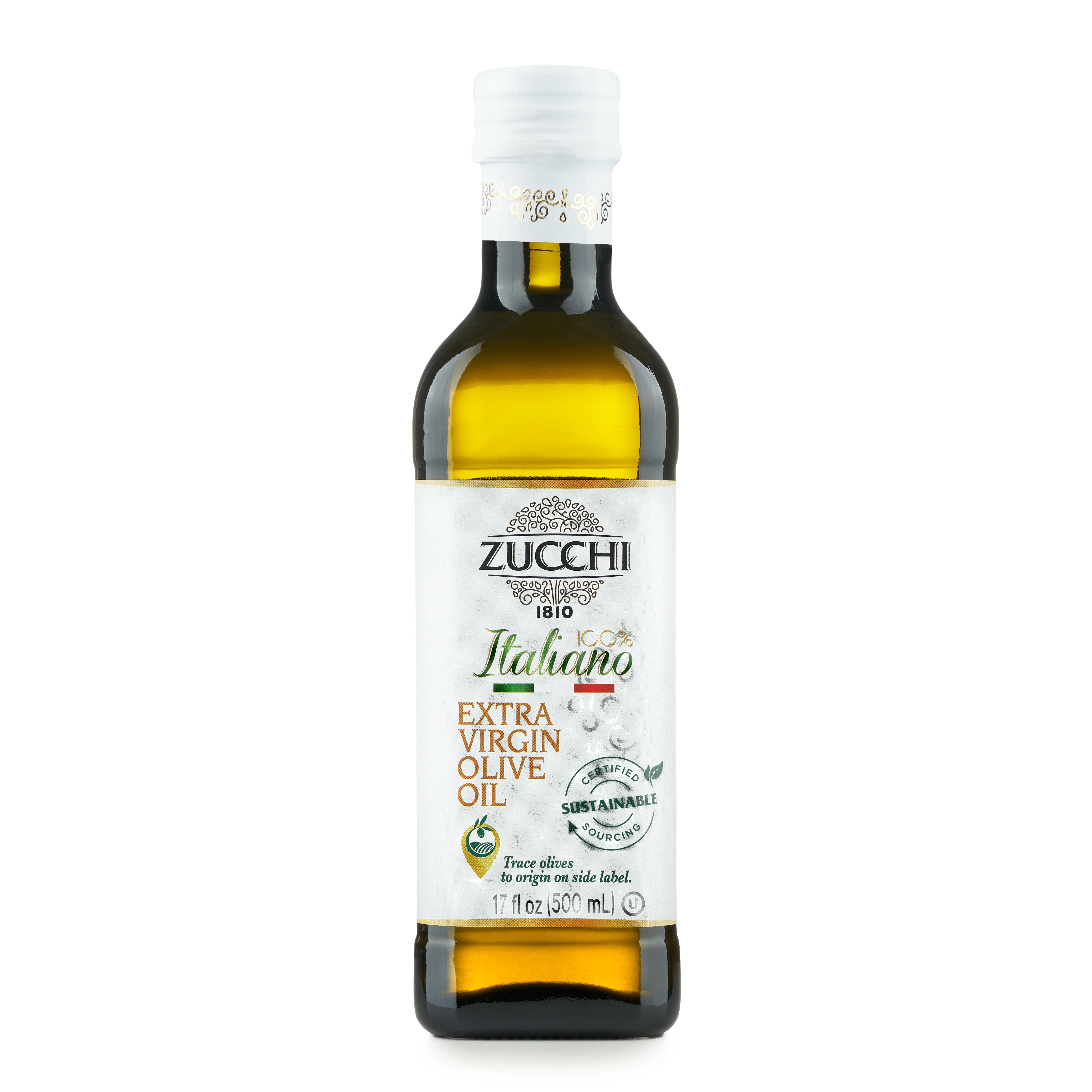 Zucchi Italiano 100 Extra Virgin Olive Oil (17 Fl Oz), 100 Italian