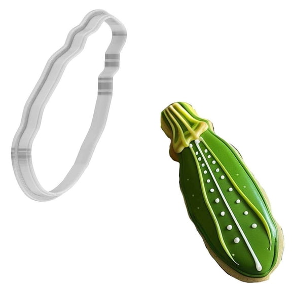 Zucchini Cookie Cutter 4 Inch Made in USA by WONDERTORY