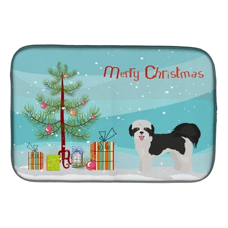 Zuchon #2 Christmas Tree Dish Drying Mat