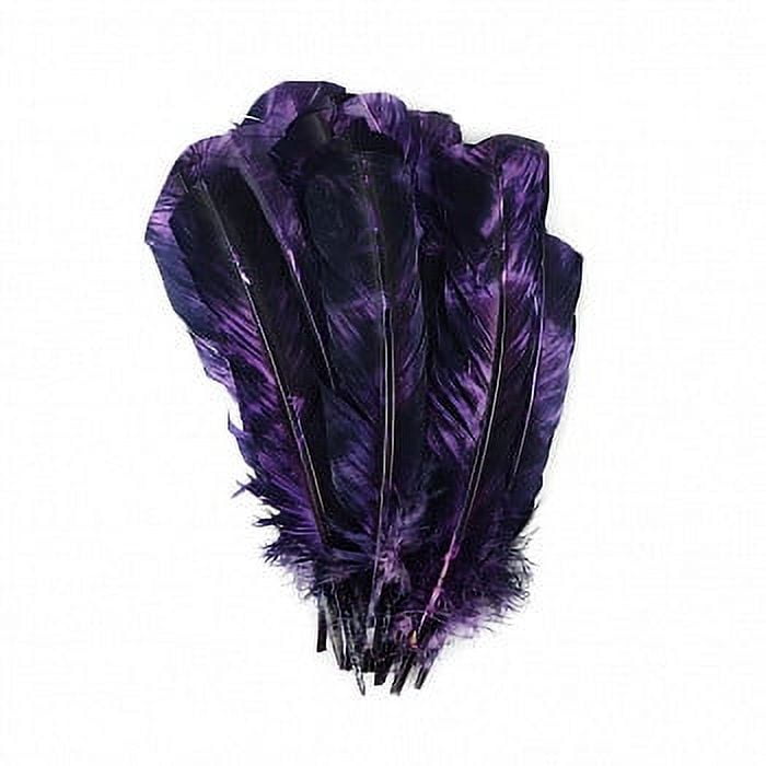 Zucker 25 pc Tie Dye Turkey Feathers Craft Supplies, Headdress / Dream ...