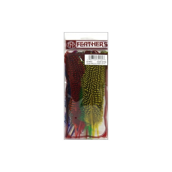 Zucker Feather Guinea Hen Rounds Astd 25pc