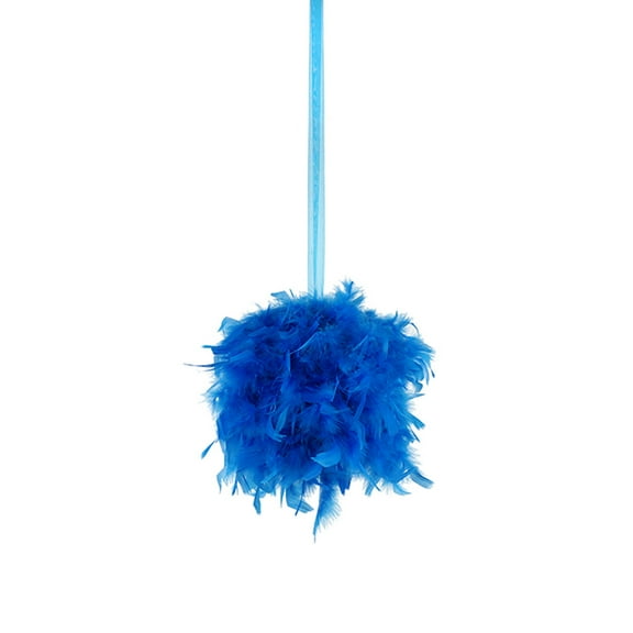 Zucker Feather Products Chandelle Feather Pom Poms - 12" - Dark Turquoise
