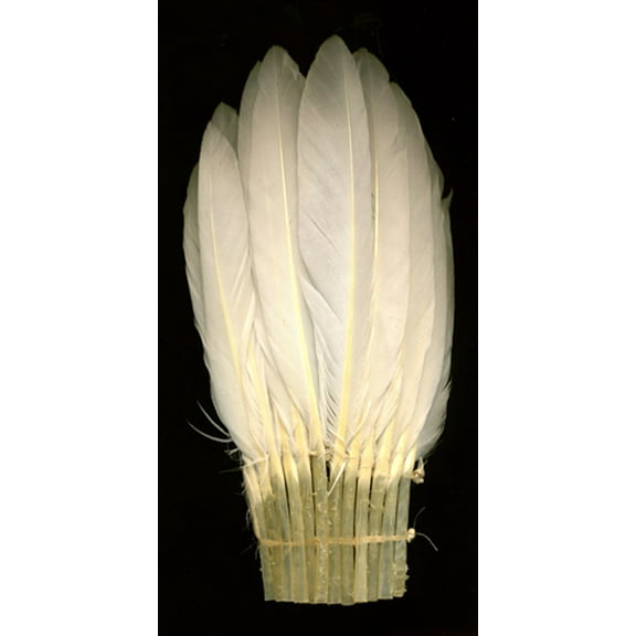 Zucker Feather Products Duck Chockett Fan - 4" x 6" - Black