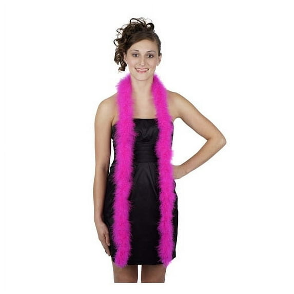 Zucker Feather Products Marabou Feather Boas 2.5" X 2YRDS - Shocking Pink