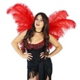 thumbnail image 1 of Zucker Feather Products Ostrich Feather Wings - 42" x 36" - Red, 1 of 2