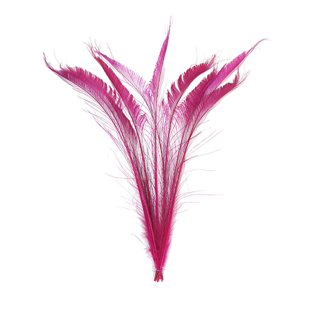 Zucker Feather Products Peacock Swords Bleach Dyed - Purple