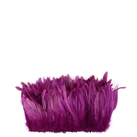 Zucker Feather Products Rooster Coque Tails Feathers Bleach Dyed 5-8" - Very Berry