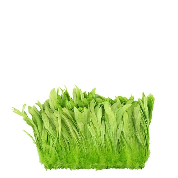 Zucker Feather Products Rooster Coque Tails Feathers Bleach Dyed 7-10" - Lime