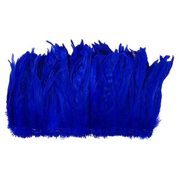 Zucker Feather Products Rooster Coque Tails Feathers Dyed over White 5-8" - Royal