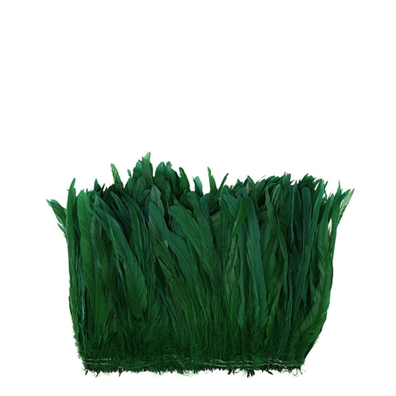 Zucker Feather Products Rooster Coque Tails Feathers Dyed over White 9-12" - Kelly