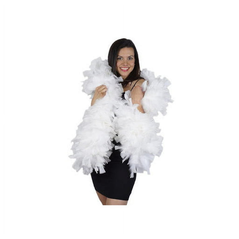 White feather Boa. The coolest
