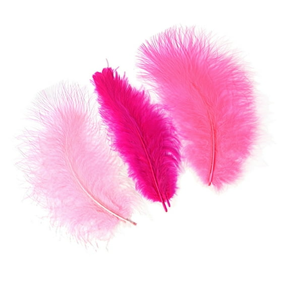Zucker Feather Products Turkey Marabou Mix Dyed - 3-8" - Pinks Mix