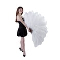 thumbnail image 1 of Zucker Ostrich Prime Femina Feather Fan - White, 1 of 1