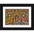thumbnail image 1 of Zuckerman, Jim 14x11 Black Ornate Wood Framed with Double Matting Museum Art Print Titled - Myanmar, Yangon Buddhas in Shwedagon Temple, 1 of 4