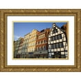 thumbnail image 1 of Zuckerman, Jim 14x11 Gold Ornate Wood Framed with Double Matting Museum Art Print Titled - Europe, Poland, Gdansk Close-up of buildings, 1 of 4