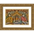 thumbnail image 1 of Zuckerman, Jim 14x11 Gold Ornate Wood Framed with Double Matting Museum Art Print Titled - Myanmar, Yangon Buddhas in Shwedagon Temple, 1 of 4