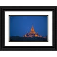 thumbnail image 1 of Zuckerman, Jim 24x17 Black Ornate Wood Framed with Double Matting Museum Art Print Titled - Myanmar, Bagan Twilight on Ananda Temple, 1 of 4
