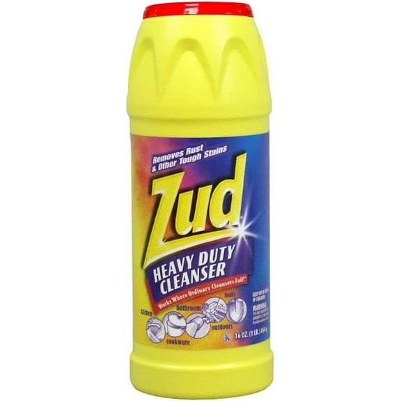 Zud Multi Purpose Heavy Duty Stain Cleanser Powder 16oz (Pack of 6) by Zud