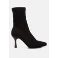 thumbnail image 1 of Zudio Solid Mid Heel Sock Boots, 1 of 10