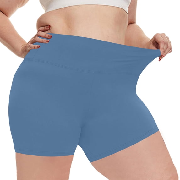 Zuesphe Bike Shorts Women Plus Size - Soft Cotton Biker Shorts. Great Gym, Workout, Running, Yoga Shorts or Any Activity
