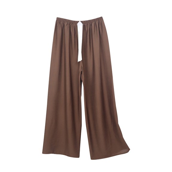 Zuesphe Black Pants for Women High Waisted Capri Pants for Women Multi Pack Flowy Palazzo Pants for Women Dressy Cargo Pants Women Plus Size Wide Leg